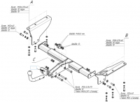 Фаркоп 5533-A Oris на Honda CR-V 2012-2017. Необходима подрезка бампера. Тип шара: A. Нагрузки: 1500/75 кг, масса фаркопа 23,6 кг (без электрики в комплекте) от магазина ФаркопРос